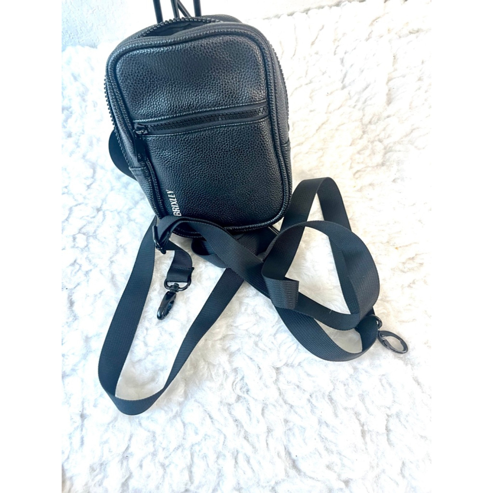 Brixley Leather Midnight Crossbody Bag Small - Picture 3 of 9
